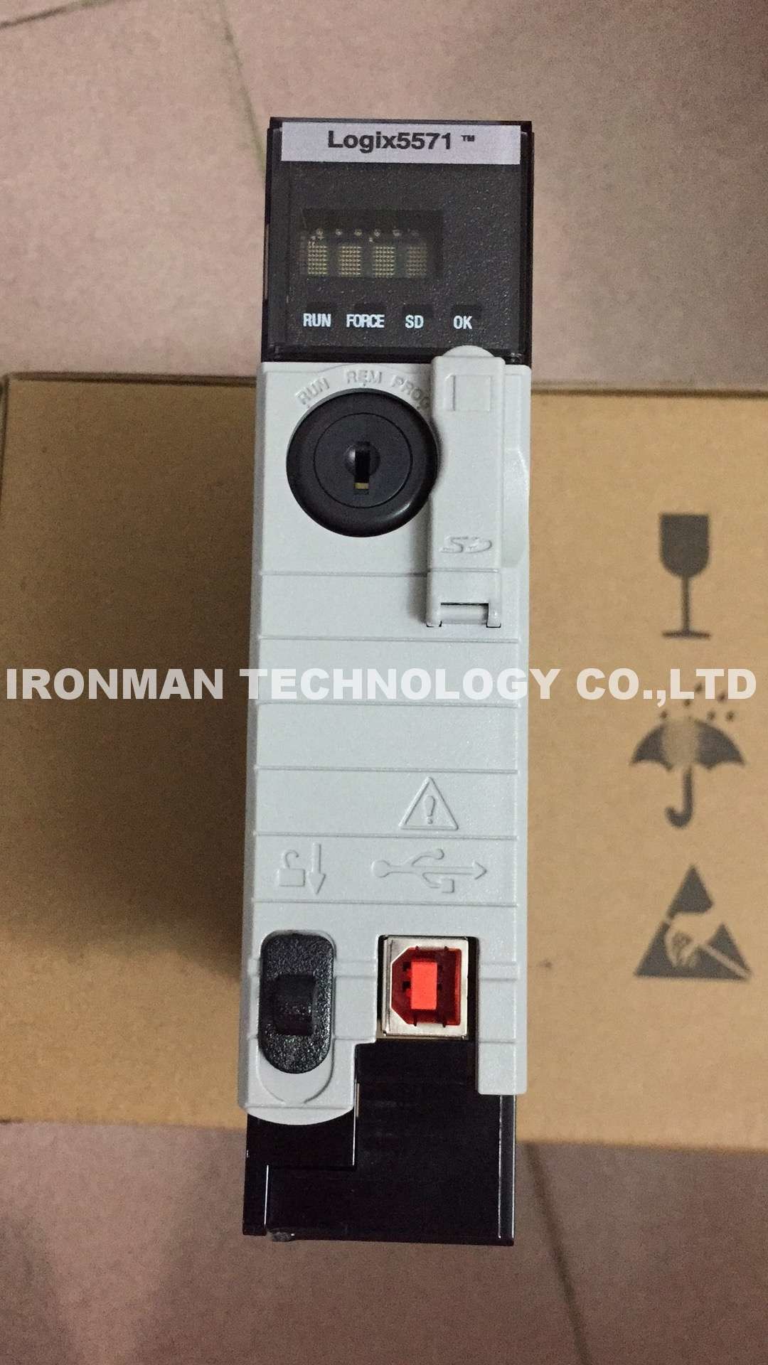 1756L71 PLC Control Module Allen Bradley Ser B ControlLogix 5571